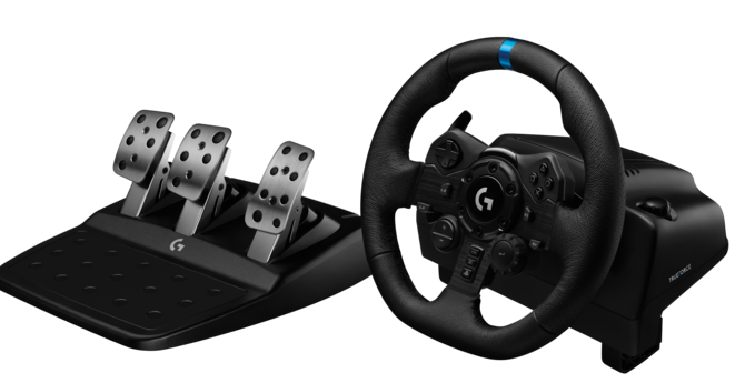 Timón+Pedales Gaming Logitech G923 Xbox X/One/PC/941-000156