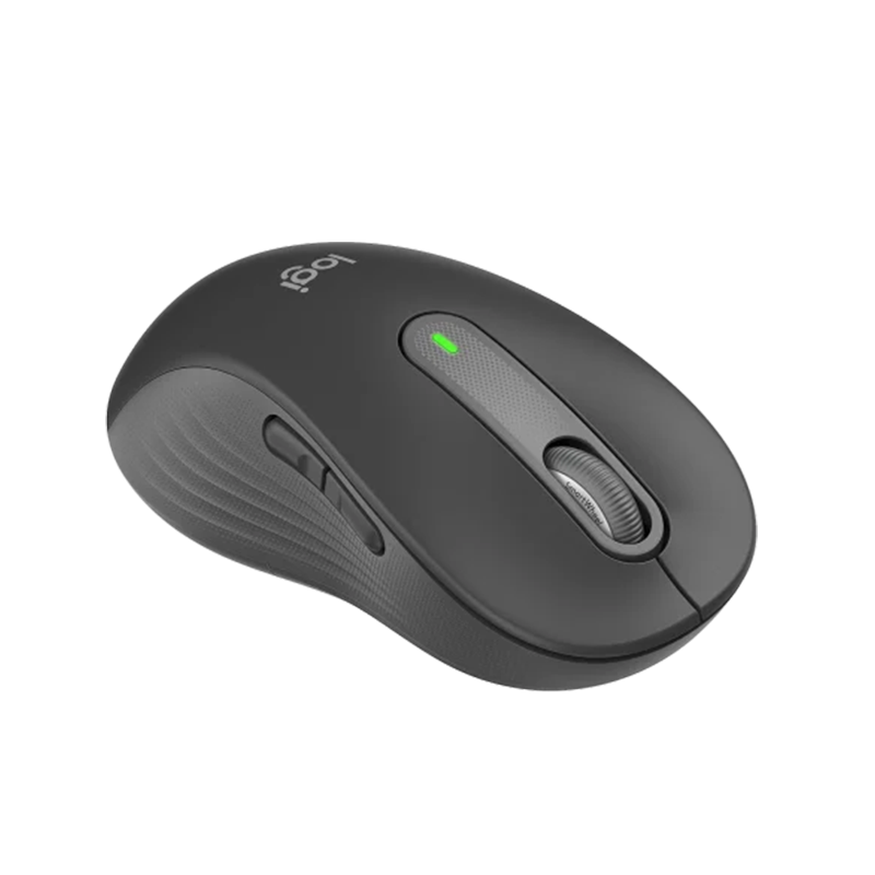 Mouse Logitech M650 Signature Grande Inalambrico-Bluetooth Blanco/Negro Zurdos/910-006233/910-006234 - Image 4