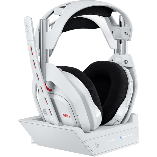 Audífonos Diadema Gaming Astro A50 GEN 5 Blanca/Negra Inalámb/Base de Carga/Xbox/PlayStation/PC/939-002229/939-002217