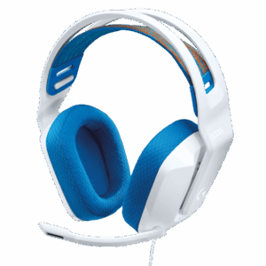 Audífonos Diadema Gaming Logitech G335 Blanca/Menta/Cable/2.1/981-001017/981-0010123