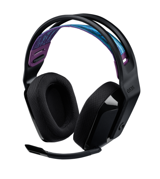 Audifonos Diadema Gaming Logitech G535 Negro Inalambrica/ Negro Azul/981-000971/939-002218