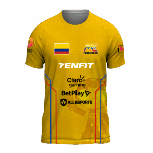 Camiseta Amarilla Selección Colombia Mundial IESF y Panamericanos 2025/CSC01